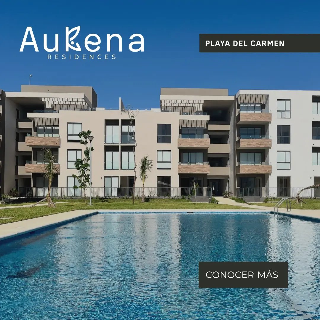 Conoce las casas y departamentos en Playa del Carmen, de Aukena Residences