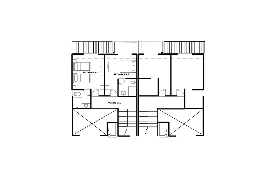 Planta Baja de Casa Modelo Mónaco