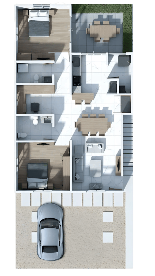 Un sólo nivel de Modelo Creta Planta Baja