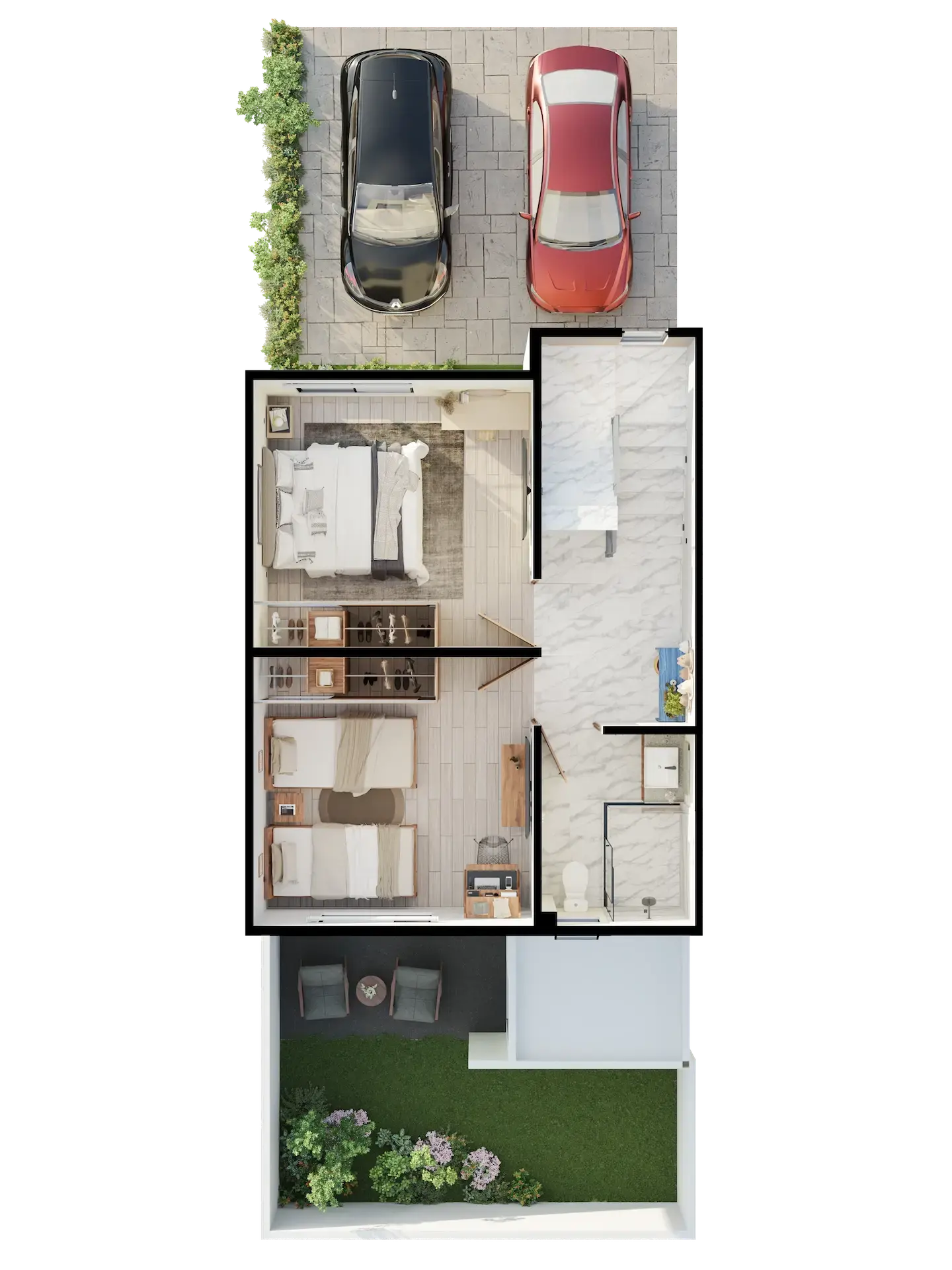 Nivel 1  de casa modelo Recinto - Abeto-1